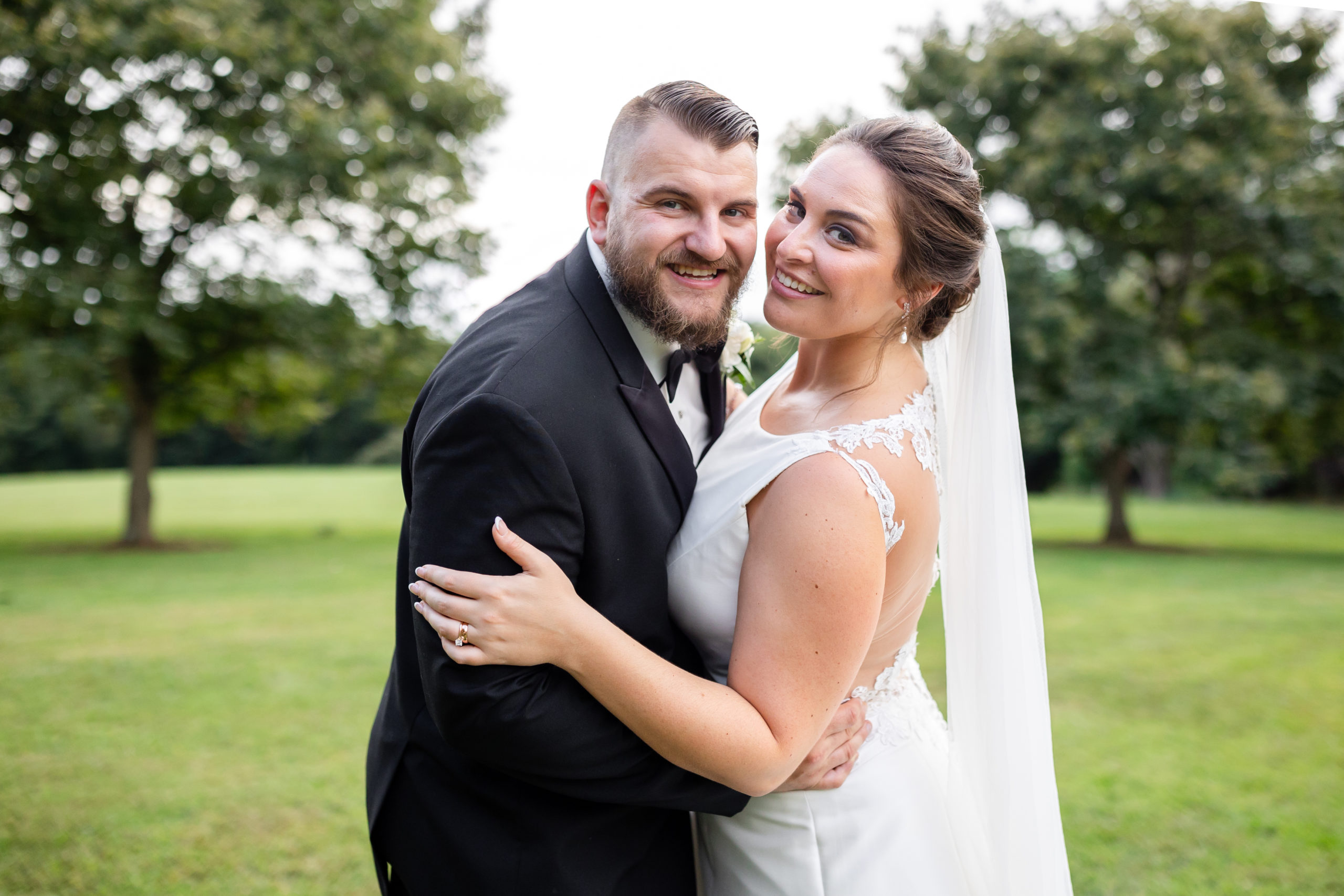 Bride and Groom Portrait - Luxury Wedding Photographs from Rockfield Manor in Bel Air, MD - Luxury Wedding Photographer - Wedding Photographer DMV