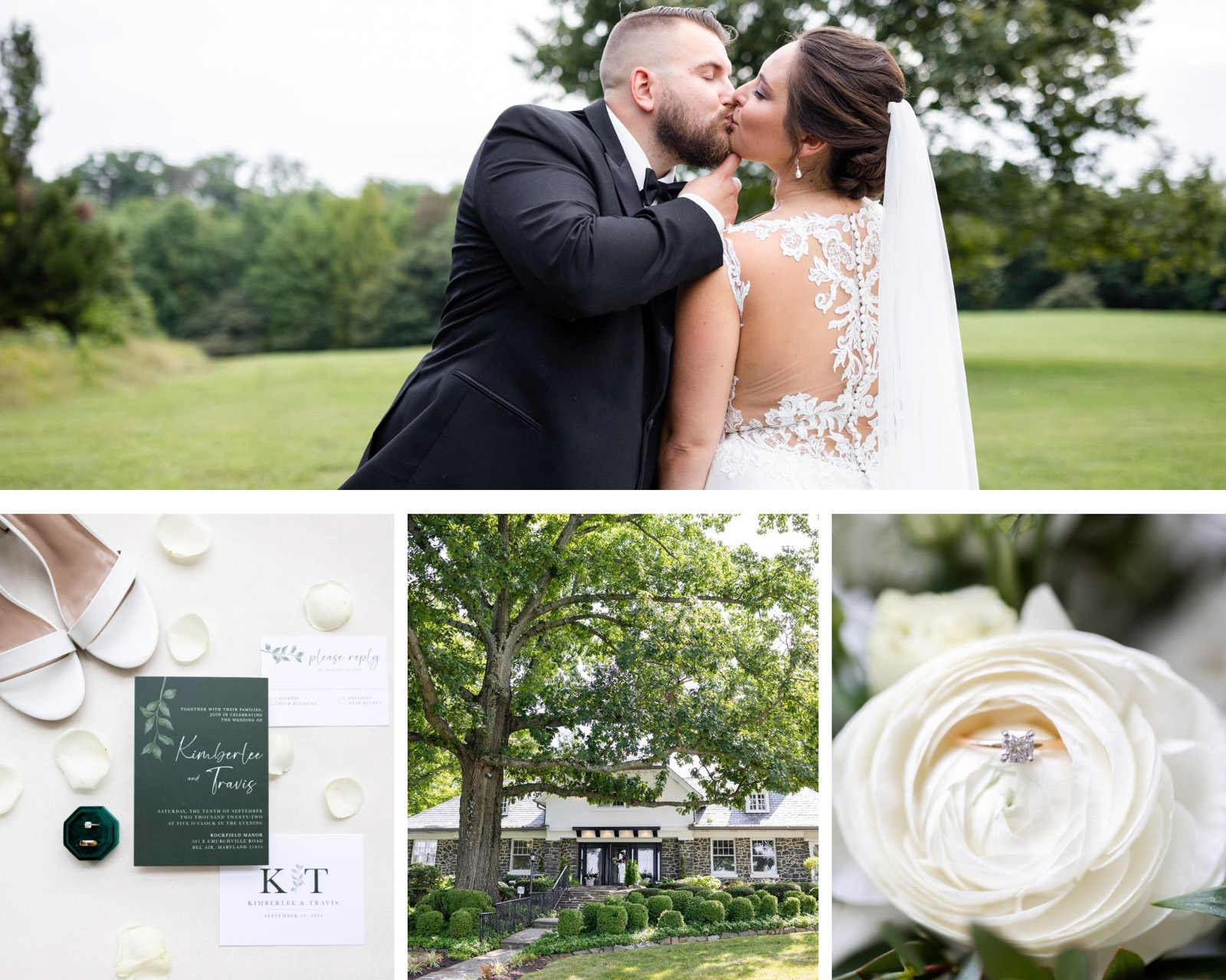 Collection of Luxury Wedding Photographs from Rockfield Manor