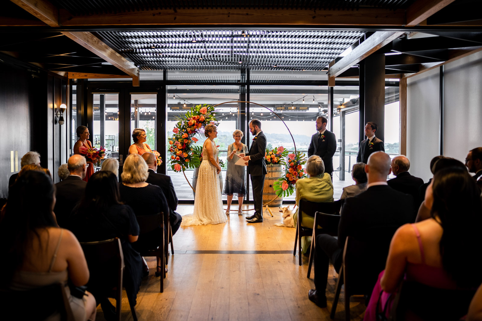 Wedding Ceremony at District Winery