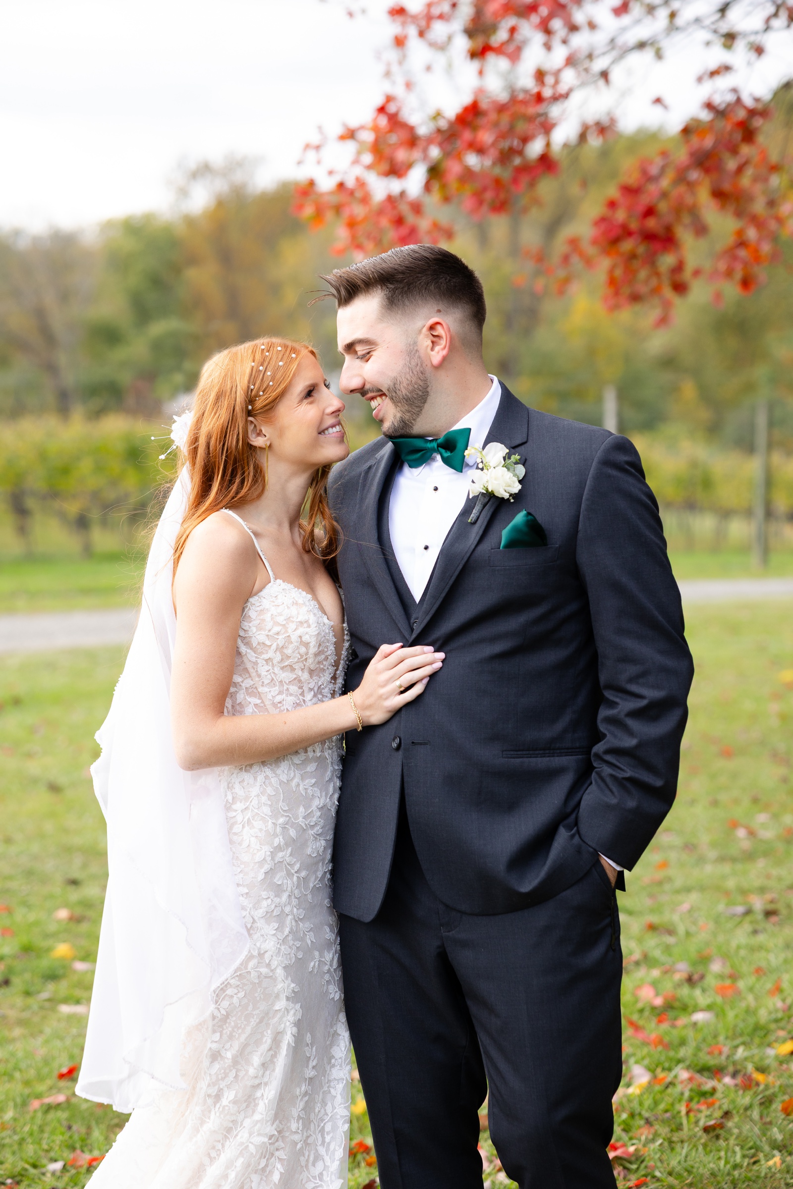 Bridal portraits at The Inn at Grace Winery