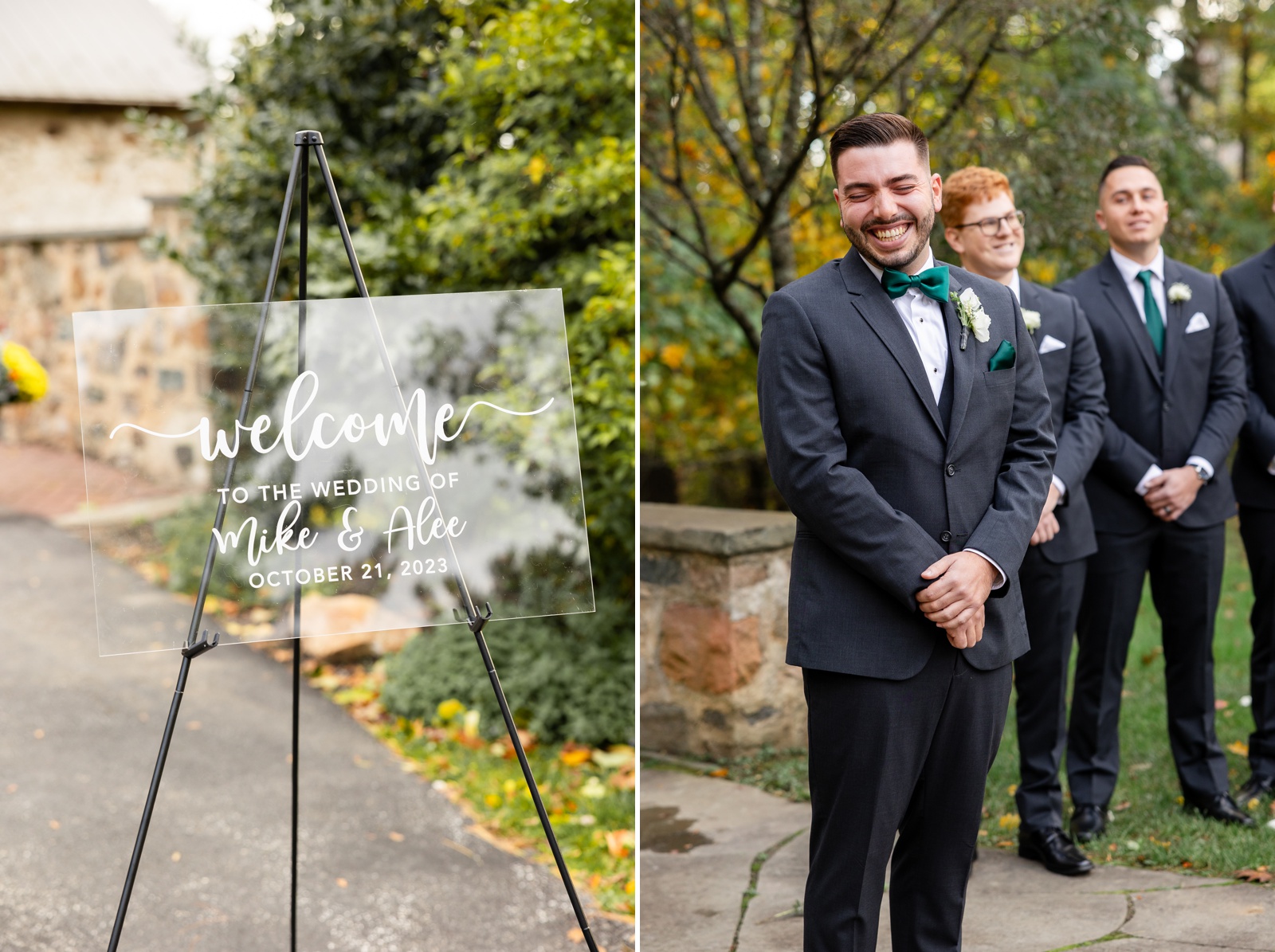 Outdoor wedding ceremony at The Inn at Grace Winery