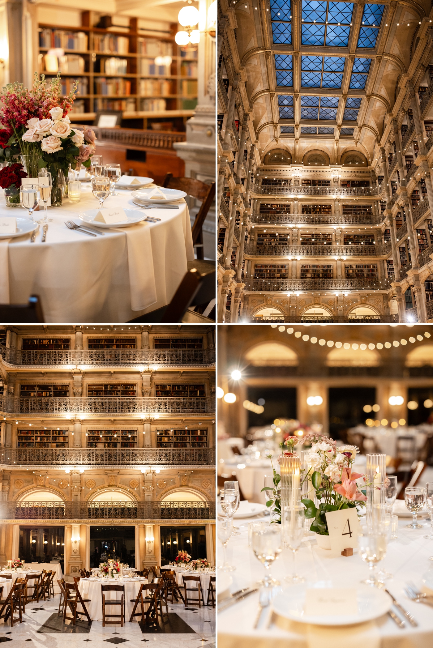 Wedding at the George Peabody Library in Baltimore