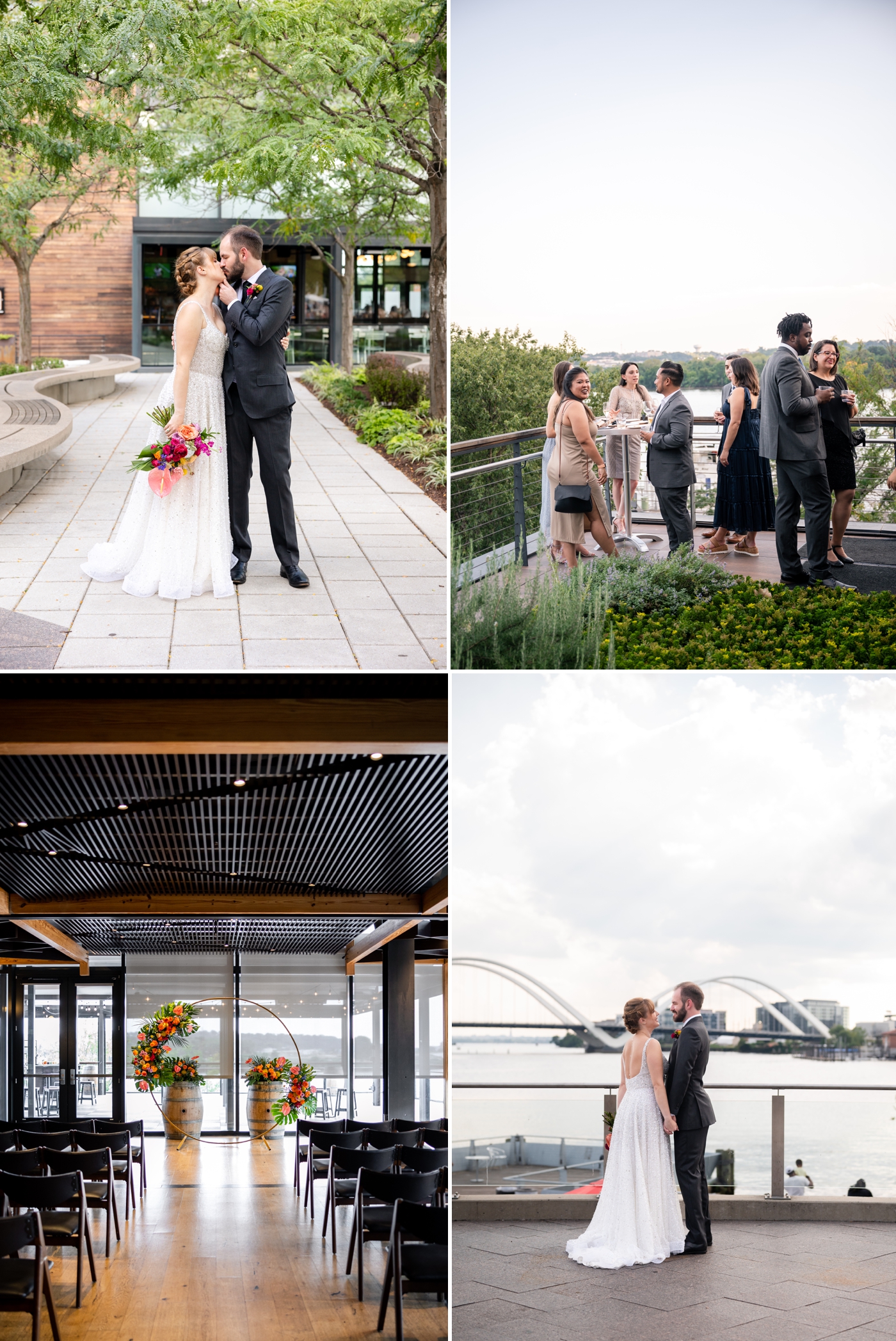 Indoor wedding at District Winery in Washington DC by Haley Day Photography