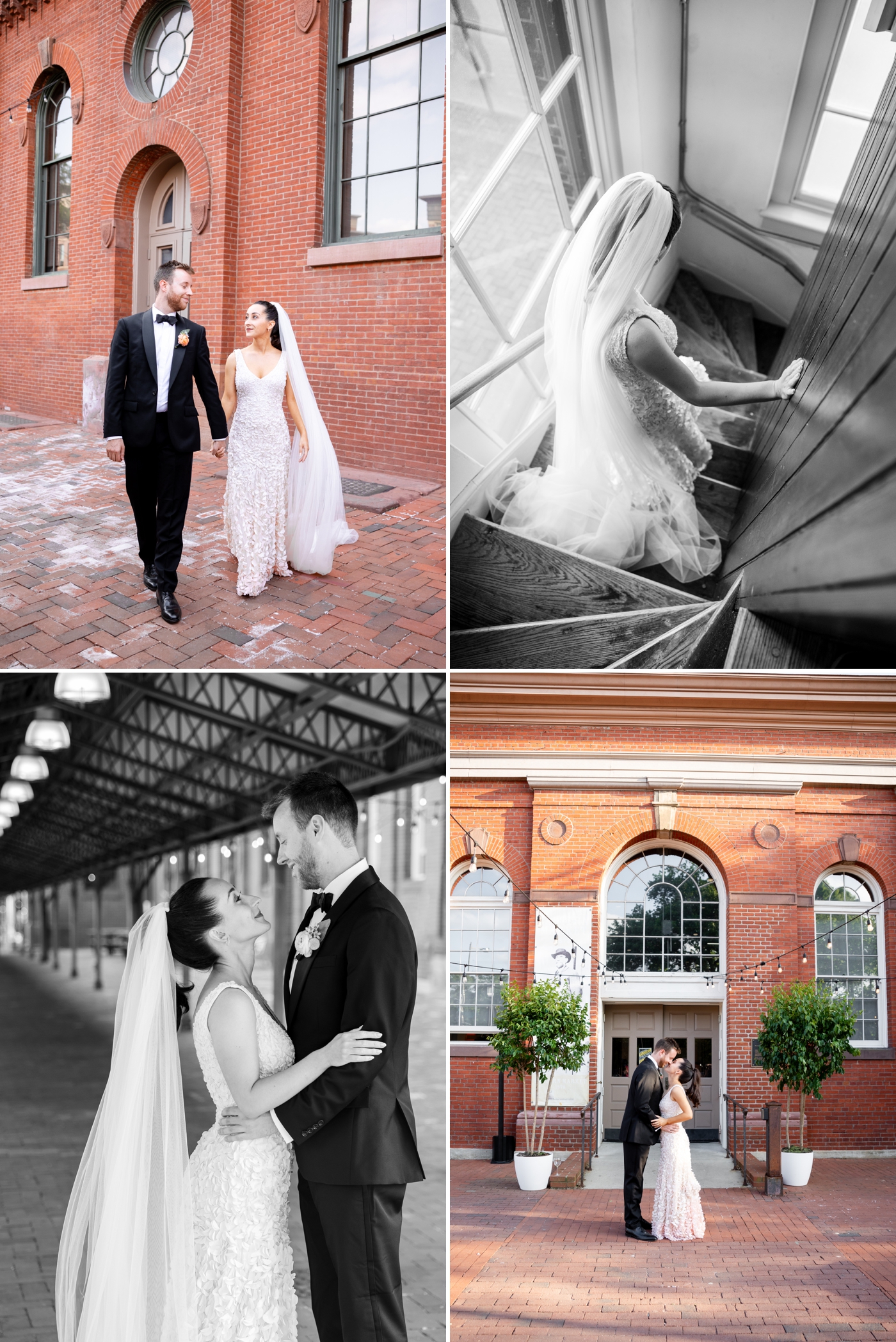 Pictures outside of Eastern Market in Washington DC before a wedding