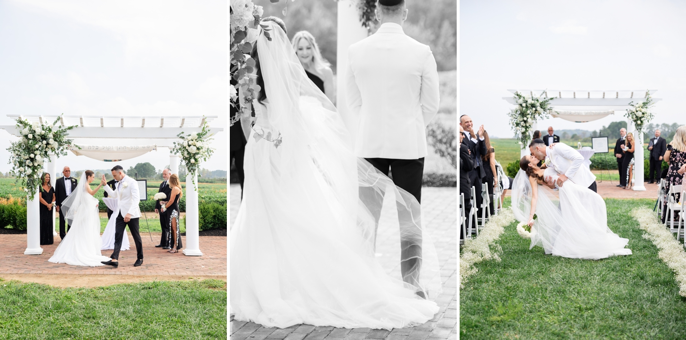 Black tie Jewish wedding at Kent Island Resort in Maryland